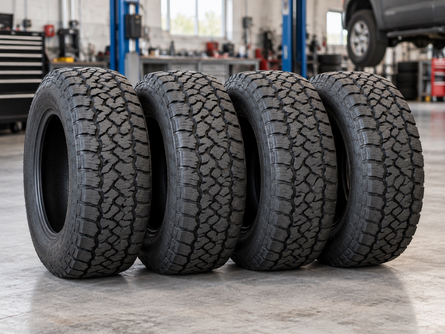 Generated tire product image